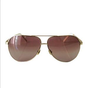 GUCCI Gold Aviator Sunglasses 100% AUTHENTIC